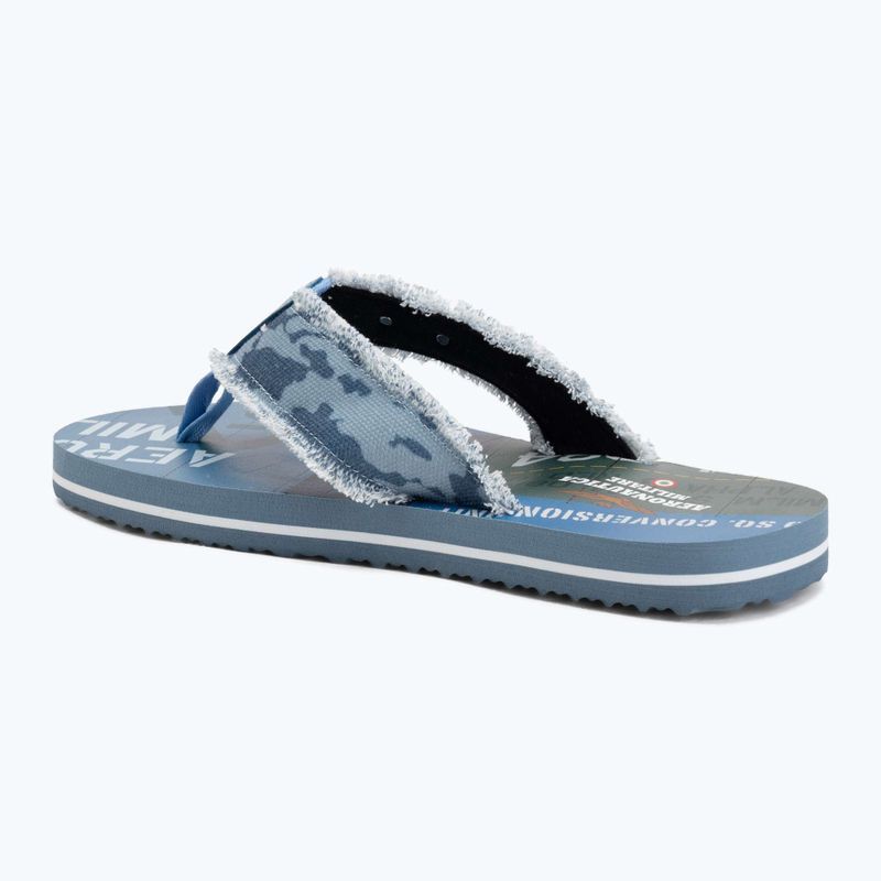 Men's flip-flops Aeronautica Militare SC0310UCT03593 camouflage blu 3
