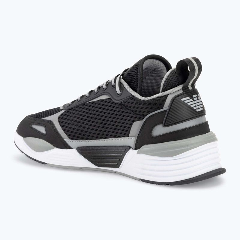 EA7 Emporio Armani Ace Runner Mesh black/ silver shoes 3