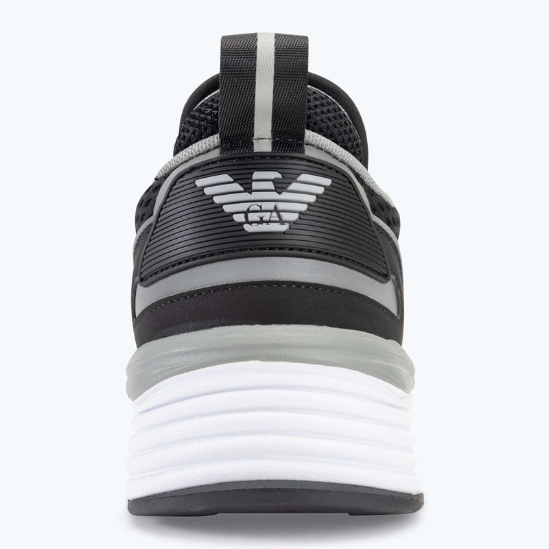 EA7 Emporio Armani Ace Runner Mesh black/ silver shoes 6