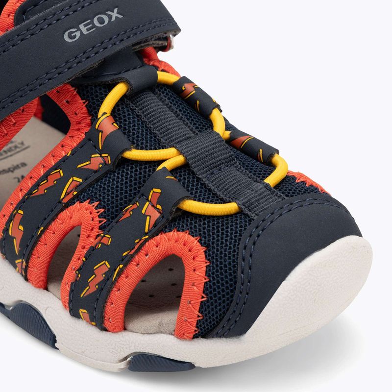 Children's sandals Geox Multy navy/orange 7