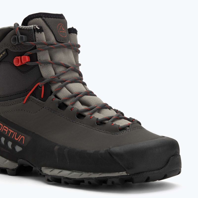 La Sportiva TX5 GTX carbon/paprika women's approach shoe 7