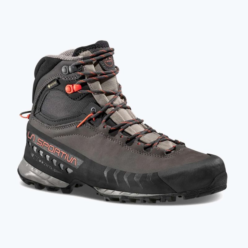 La Sportiva TX5 GTX carbon/paprika women's approach shoe 8