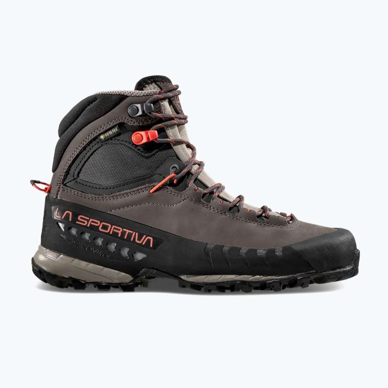 La Sportiva TX5 GTX carbon/paprika women's approach shoe 9