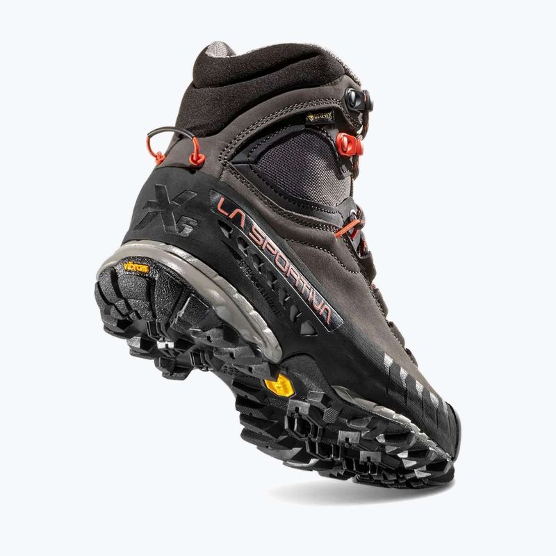 La Sportiva TX5 GTX carbon/paprika women's approach shoe 10