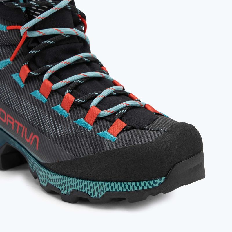Women's trekking boots La Sportiva Aequilibrium Hike GTX carbon/everglade 7