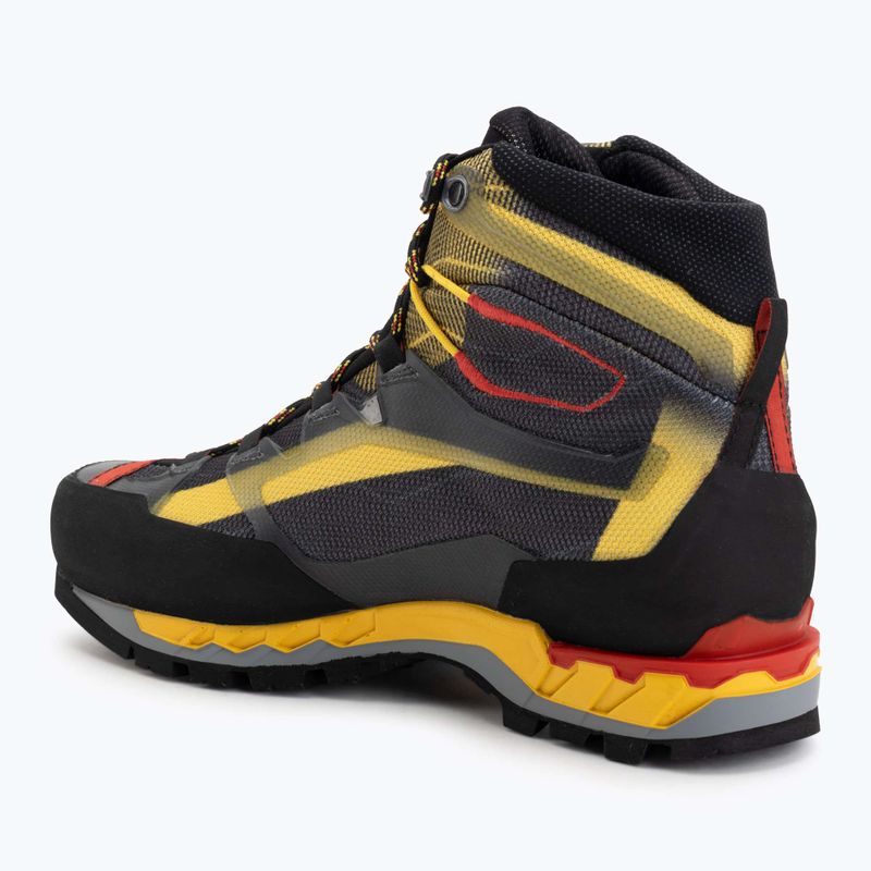 Men's trekking boots La Sportiva Trango Tech GTX black/yellow 3