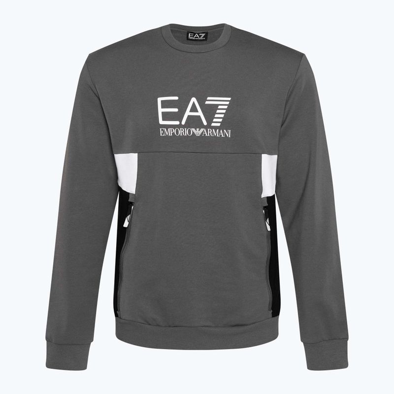 Men's EA7 Emporio Armani Train Summer Block iron gate sweatshirt 5