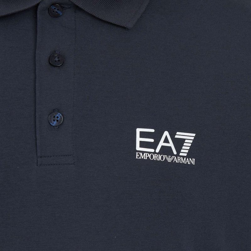 Men's EA7 Emporio Armani Core Identity Polo shirt armani blue 3