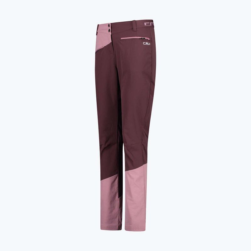CMP women's trekking trousers maroon 33T6226/C904 3