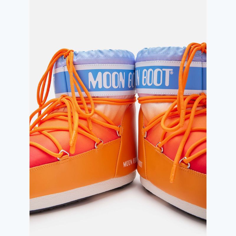 Women's Moon Boot Icon Low Sunrise orange snow boots 9