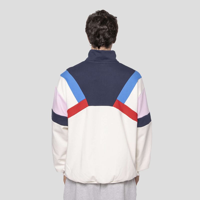 Men's sweatshirt Kaotiko Aleck navy / ivory / red 2