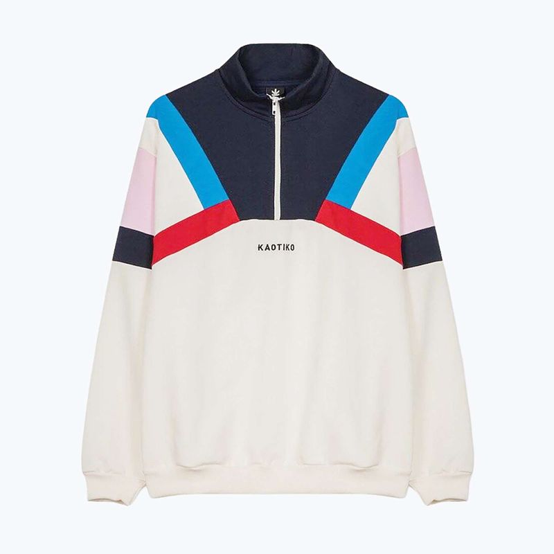 Men's sweatshirt Kaotiko Aleck navy / ivory / red 3