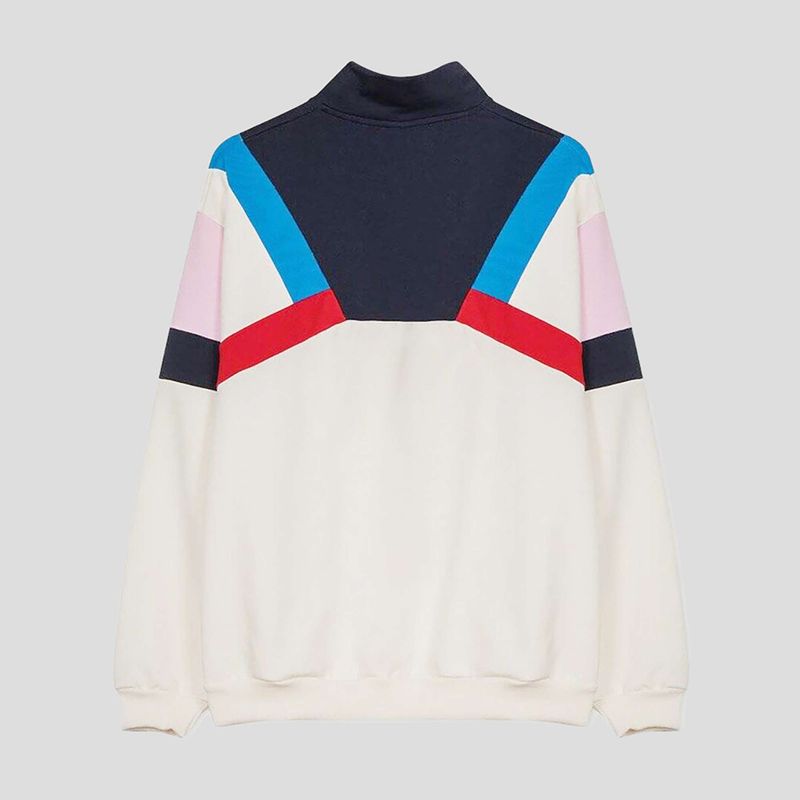 Men's sweatshirt Kaotiko Aleck navy / ivory / red 4