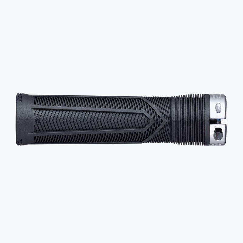 RACE FACE Chester black/silver handlebar grips 2