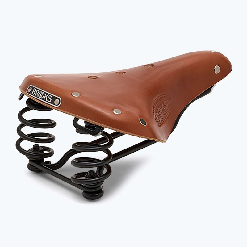 Brooks England Flyer Short honey bicycle saddle 3