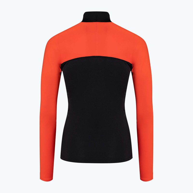 Dakine women's swim shirt Hd Snug Fit Rashguard black and red DKA651W0008 4