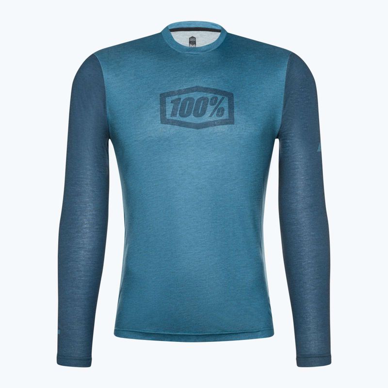 Men's cycling jersey 100% Airmatic blue 40019-00015 3