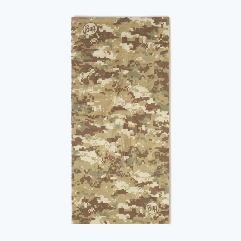 Multifunctional neck gaiter BUFF Coolnet UV pixels desert sand 2