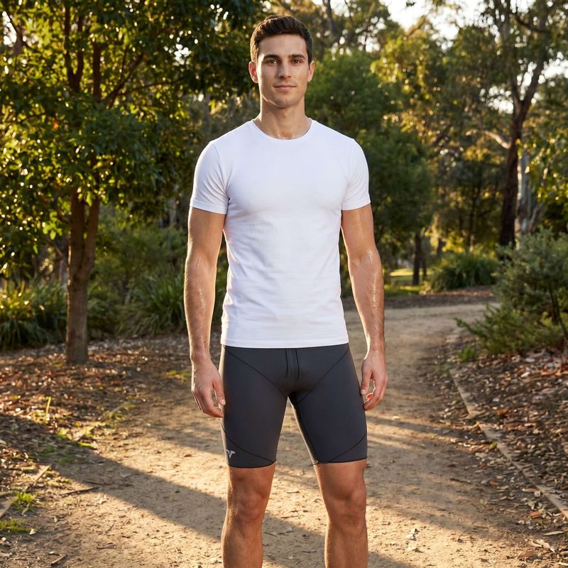 Men's Joma R-Trail Nature Short Tights grey 103163 running shorts 8