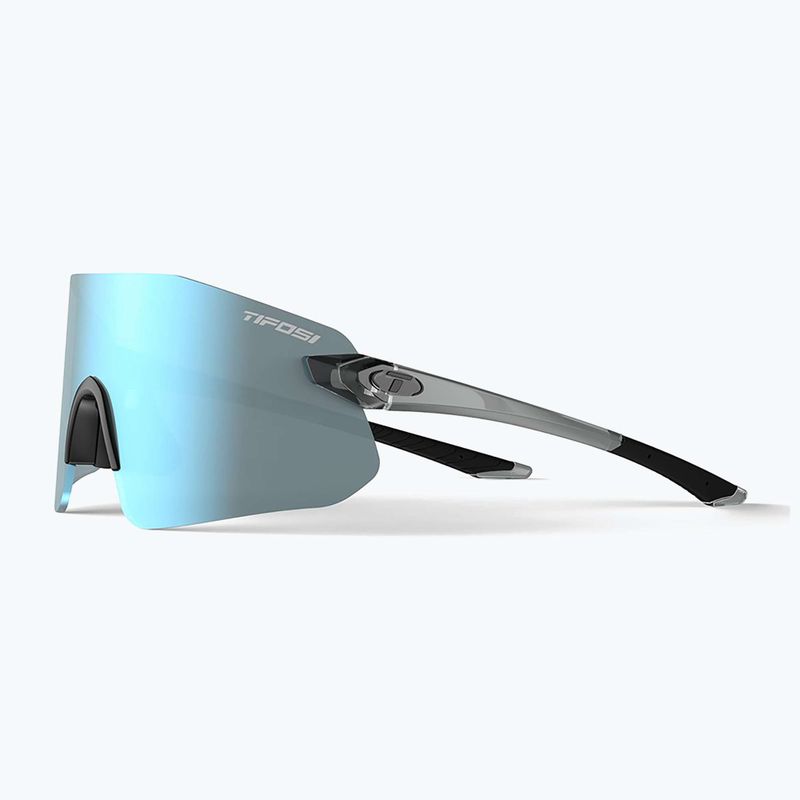 Tifosi Vogel SL crystal smoke/smoke bright blue sunglasses 3