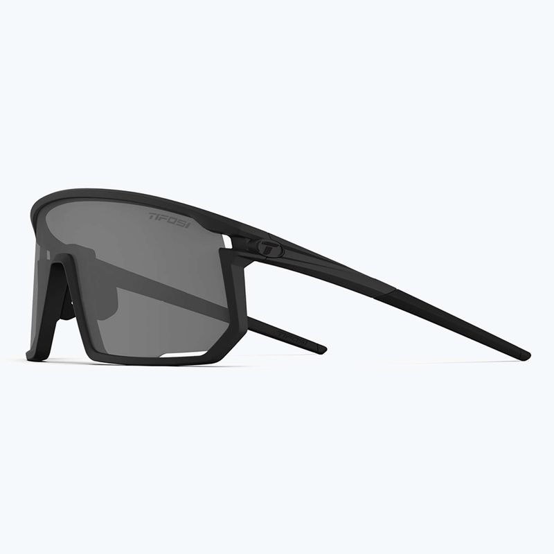 Tifosi Moab blackout/smoke/ac red/clear sunglasses 3