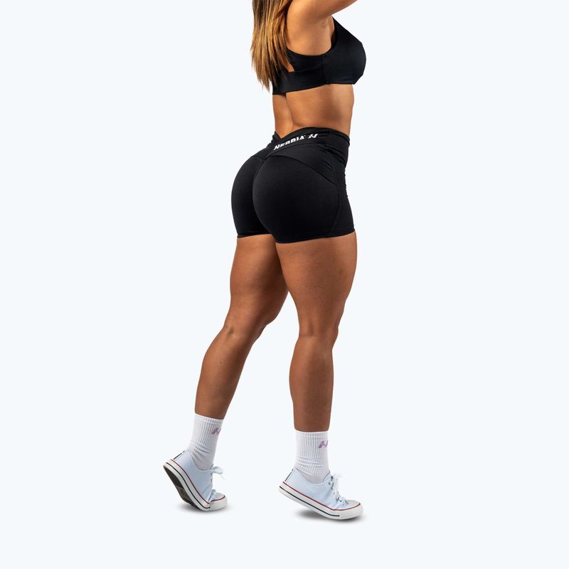 Women's training shorts NEBBIA Strong Beauty black 2