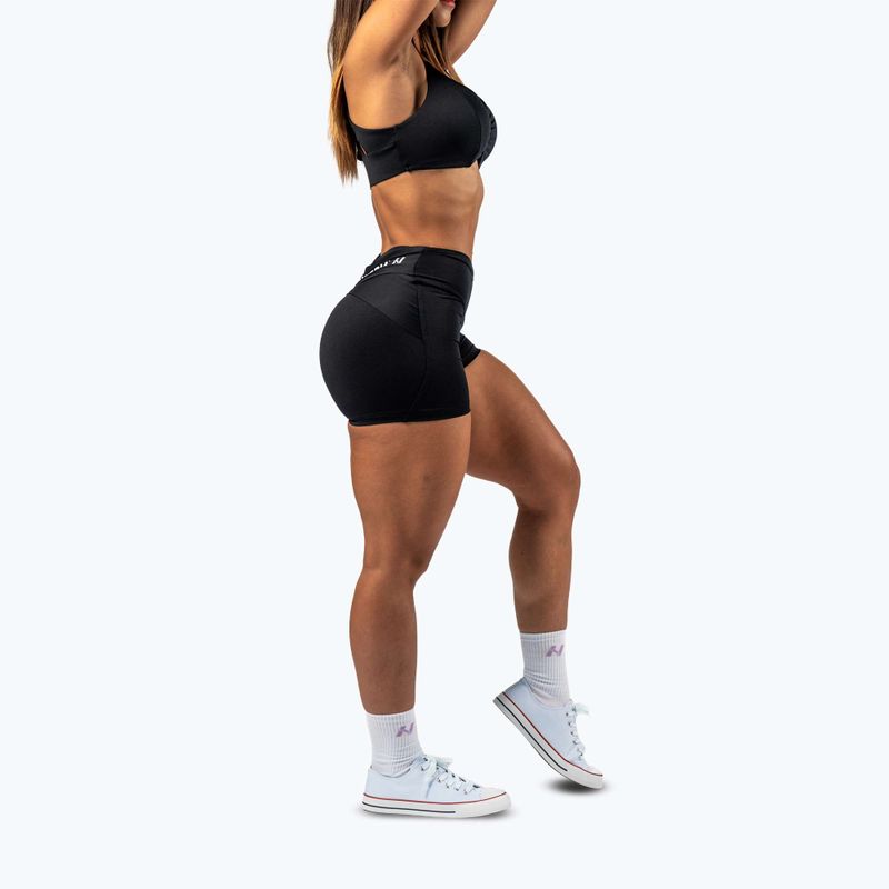 Women's training shorts NEBBIA Strong Beauty black 4