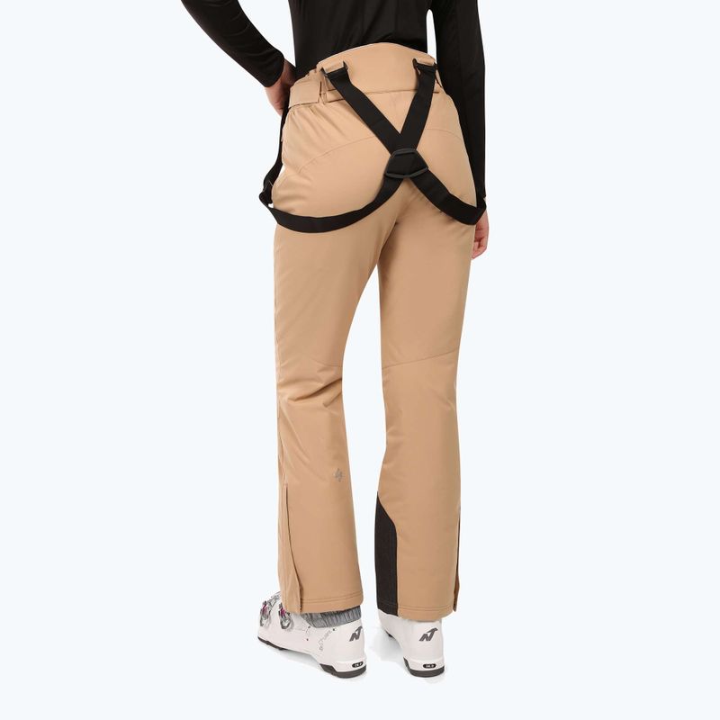 Women's ski trousers Kilpi Elare beige 2