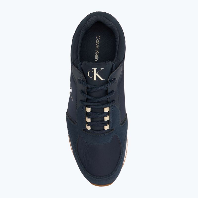 Men's shoes Calvin Klein YM0YM01326 Retro Runner Sock Lace Up Ny-Su Calvin Navy/Bright White/Gum 5