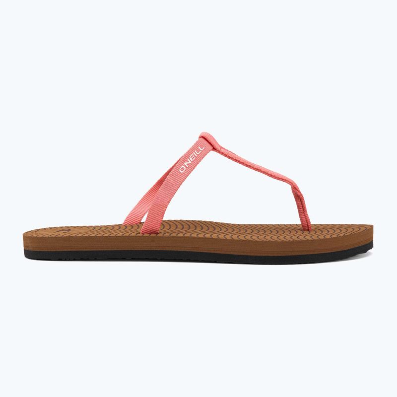 Women's O'Neill Cove Bloom georgia peach flip flops 2