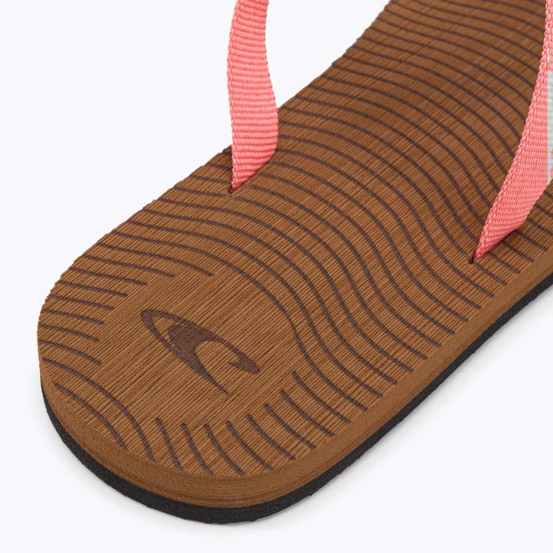 Women's O'Neill Cove Bloom georgia peach flip flops 9