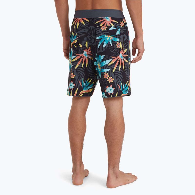 Men's O'Neill Hyperfreak Mysto Scallop 19'' black mysto scallop swim shorts 3