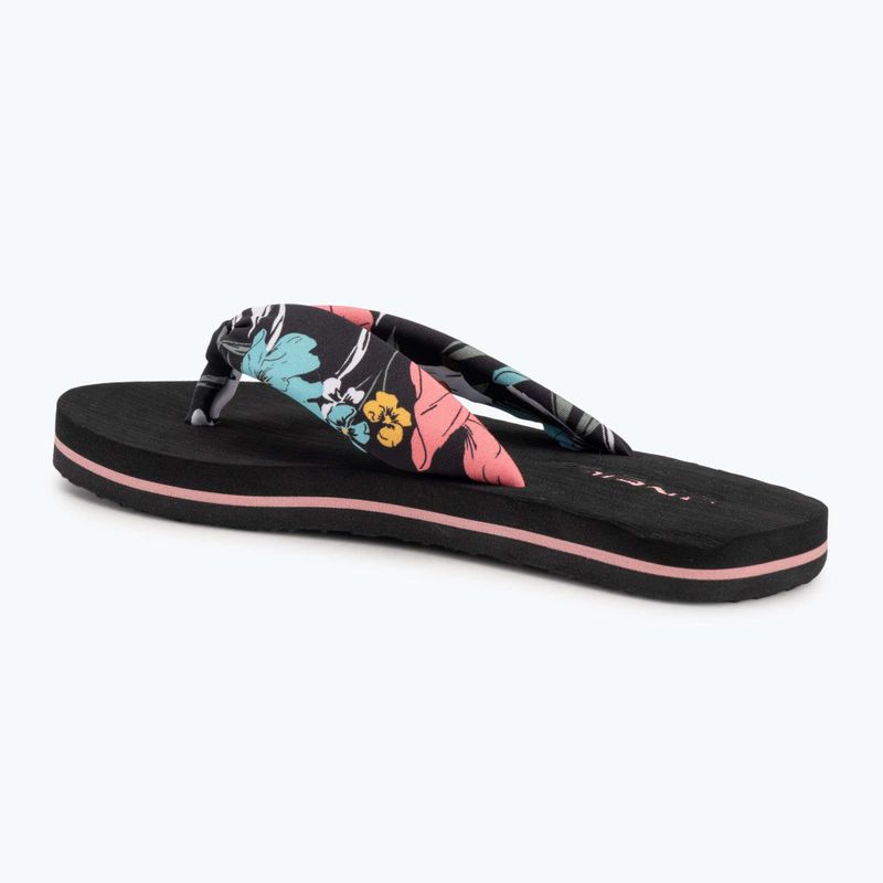 O'Neill Ditsy Sun black/blue bluemchen children's flip flops 3