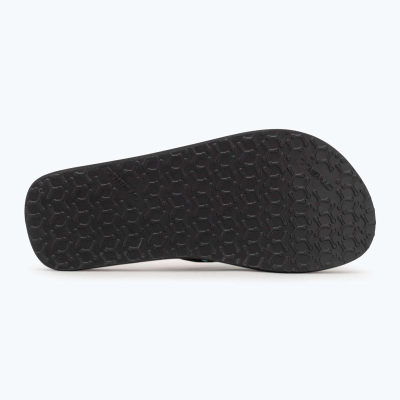 O'Neill Ditsy Sun black/blue bluemchen children's flip flops 4