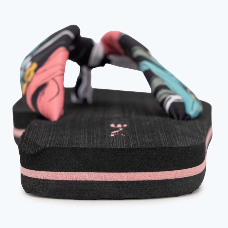 O'Neill Ditsy Sun black/blue bluemchen children's flip flops 6