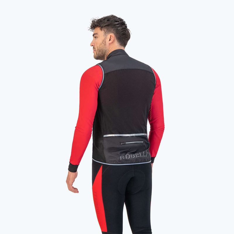 Rogelli Core black men's cycling waistcoat 2