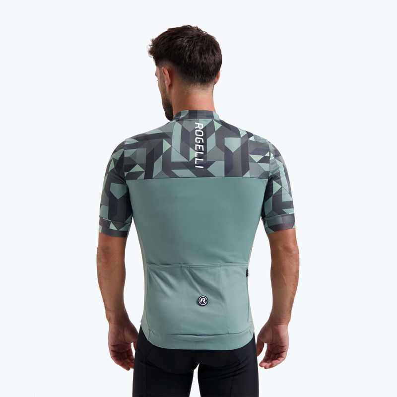 Men's cycling jersey Rogelli Essential Graphic grey 2