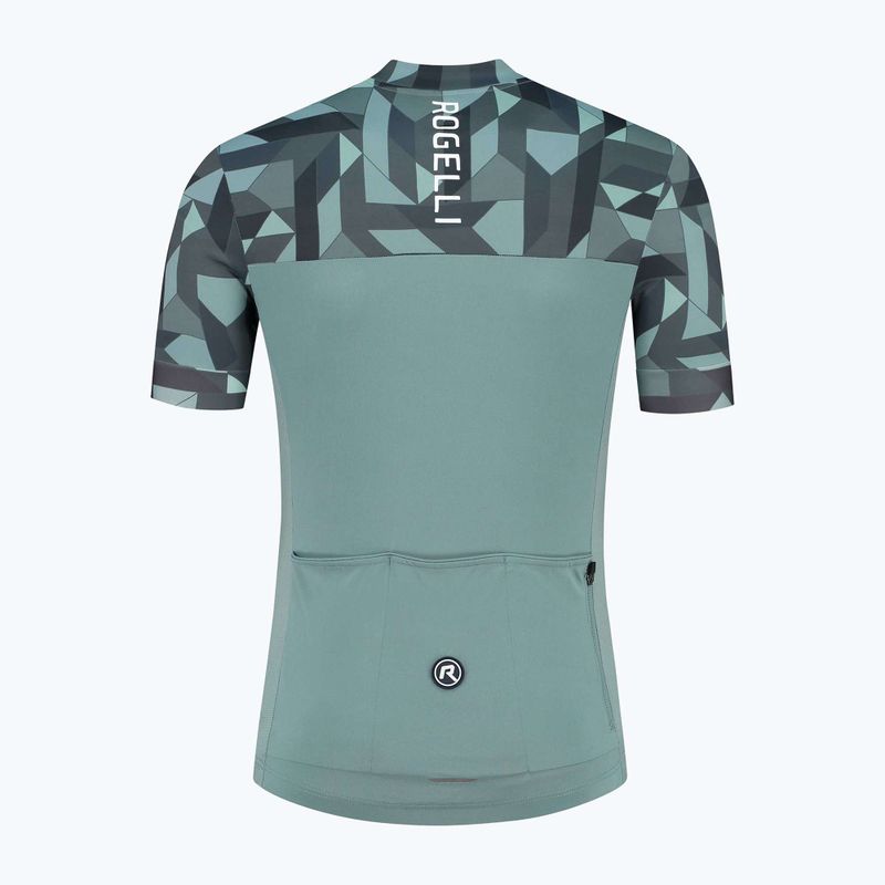 Men's cycling jersey Rogelli Essential Graphic grey 5