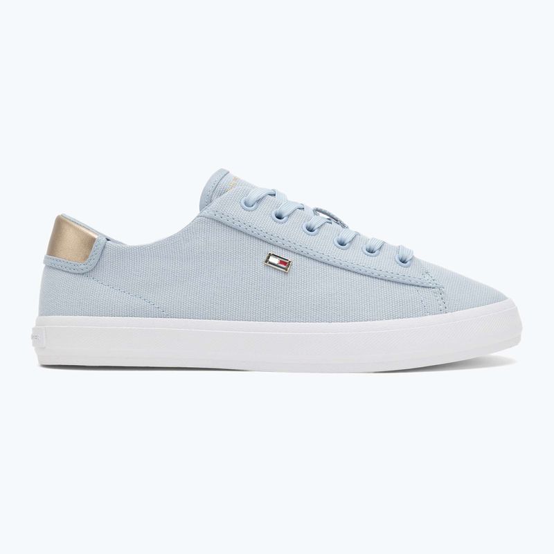 Tommy Hilfiger women's trainers Vulc Canvas Lace Up breezy blue 2