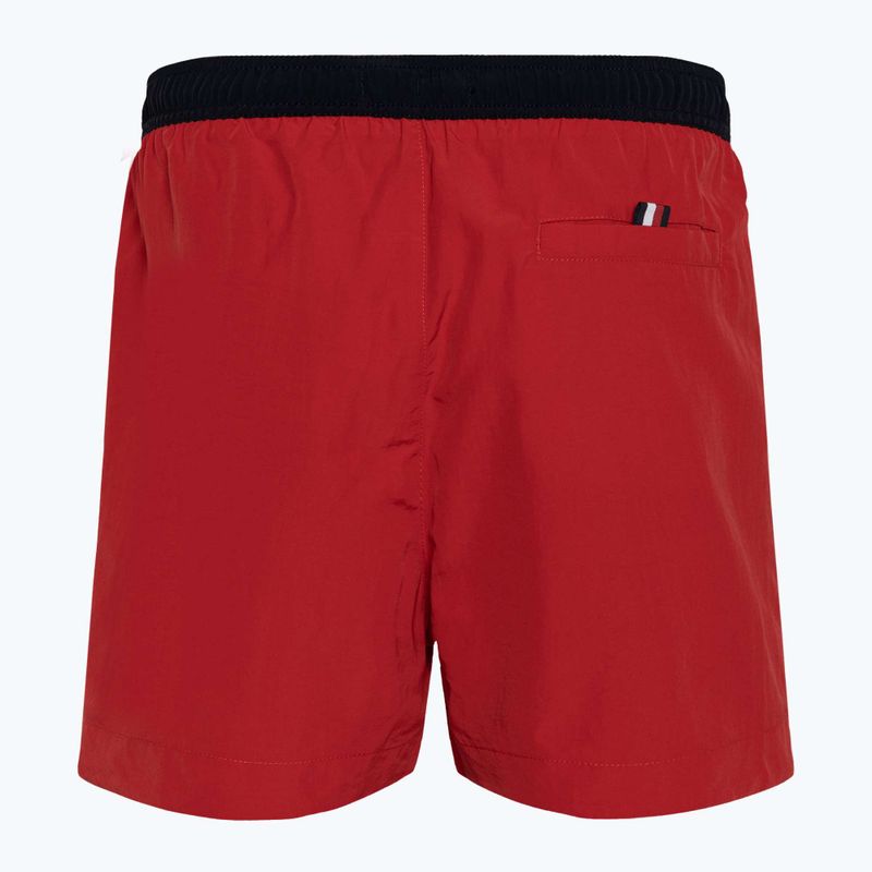 Men's Tommy Hilfiger Medium Drawstring primary red swim shorts 2