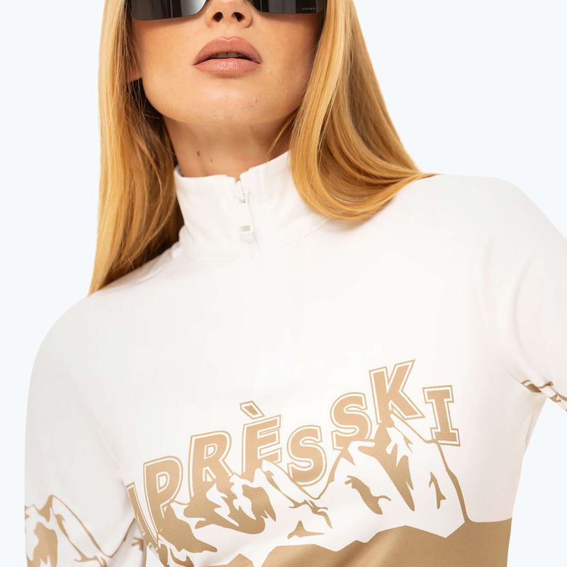 Women's ski sweatshirt Nikkie Nantes Apres Ski Pully hummus 2