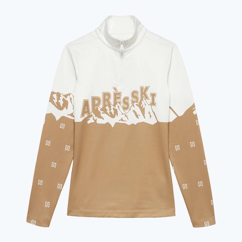 Women's ski sweatshirt Nikkie Nantes Apres Ski Pully hummus 3