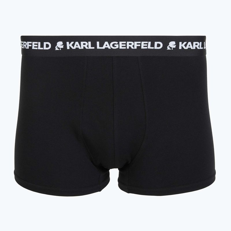 Men's boxers KARL LAGERFELD Logo Trunk 3 pairs black 2