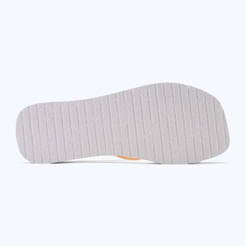 Calvin Klein women's flip flops YW0YW01720 Thong+ Tpu Metallic whisper pink/bright white 4