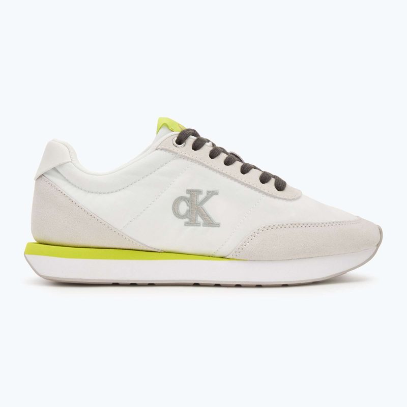Women's shoes Calvin Klein YW0YW01990 Retro Runner Lace Up Nylon MG white/evening primrose/lily white 2