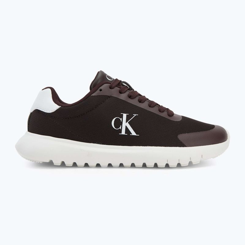 Women's shoes Calvin Klein YW0YW01750 3 Eva Runner Mesh MG brown out/green haze 2
