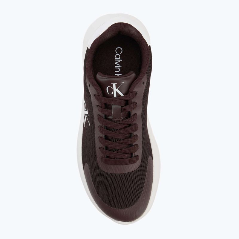 Women's shoes Calvin Klein YW0YW01750 3 Eva Runner Mesh MG brown out/green haze 5
