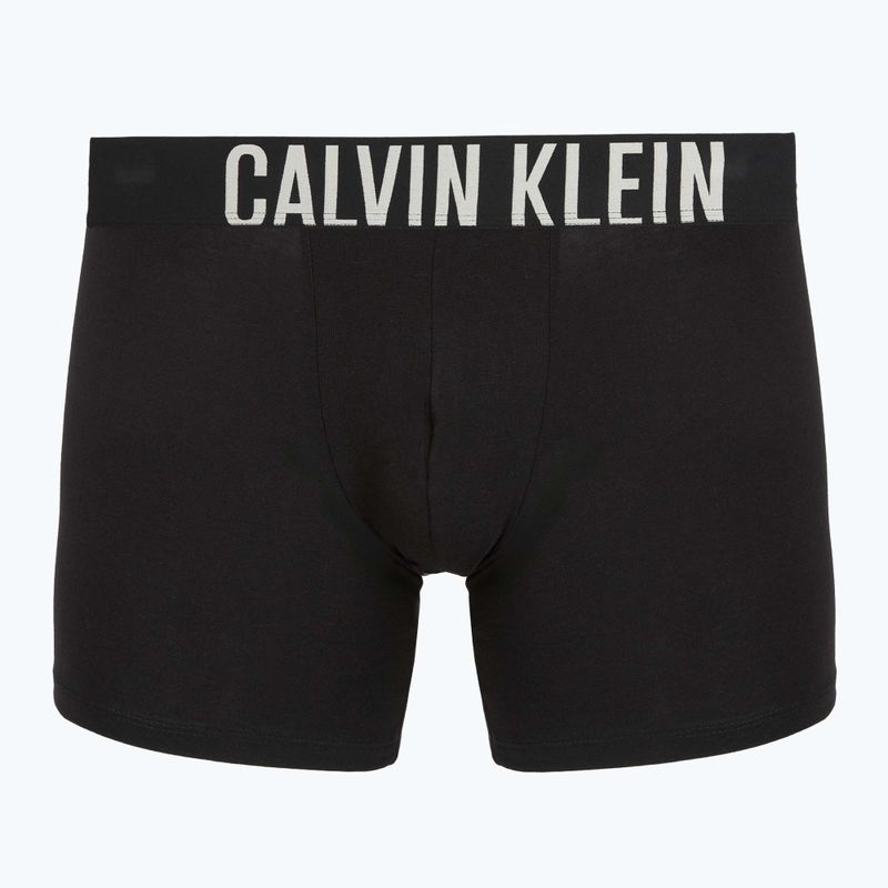 Boxers Calvin Klein 000NB3609A Boxer Brief 3 pairs black w/oatmeal logo/black w/age 2