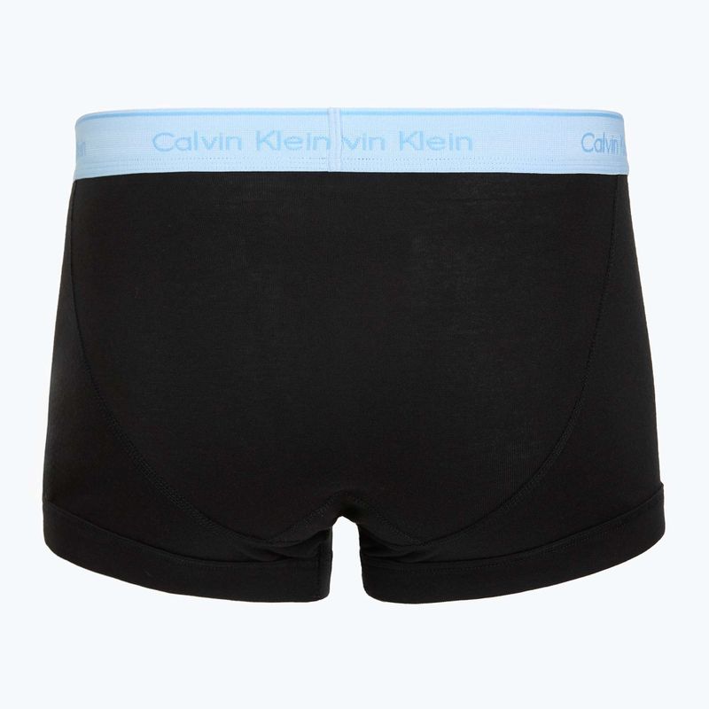 Boxers Calvin Klein LV00NB1897 Trunk 5 pairs black bodies w/black/misty grey/purple 3