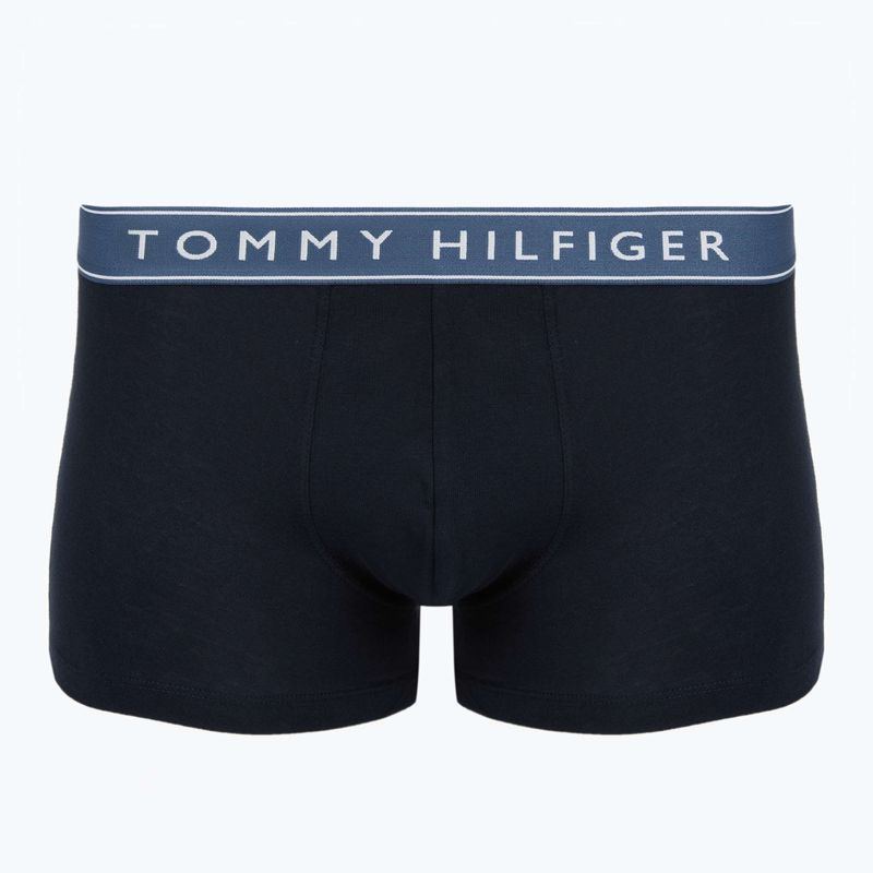 Boxers Tommy Hilfiger Trunk WB 3 pairs purple pink/antique silverer/aegean sea 5